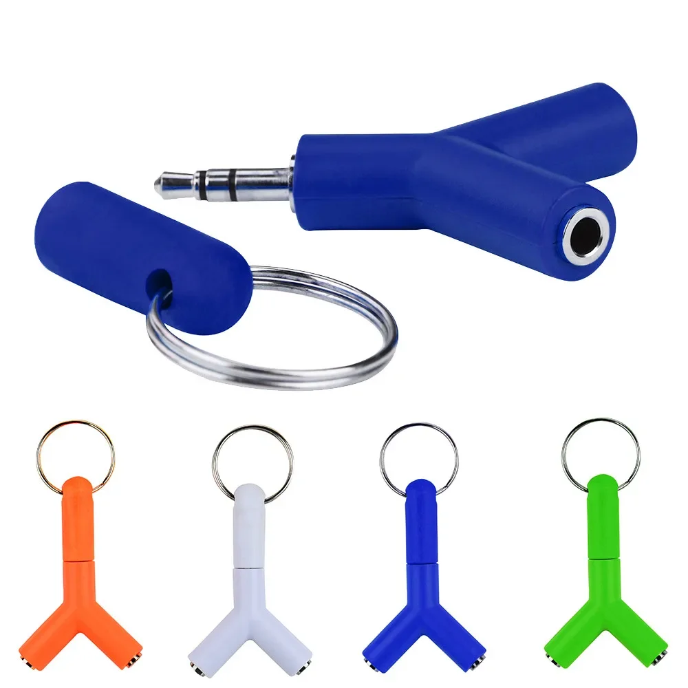Earphone Splitter Jack - Chia Âm Thanh Y Jack Nam