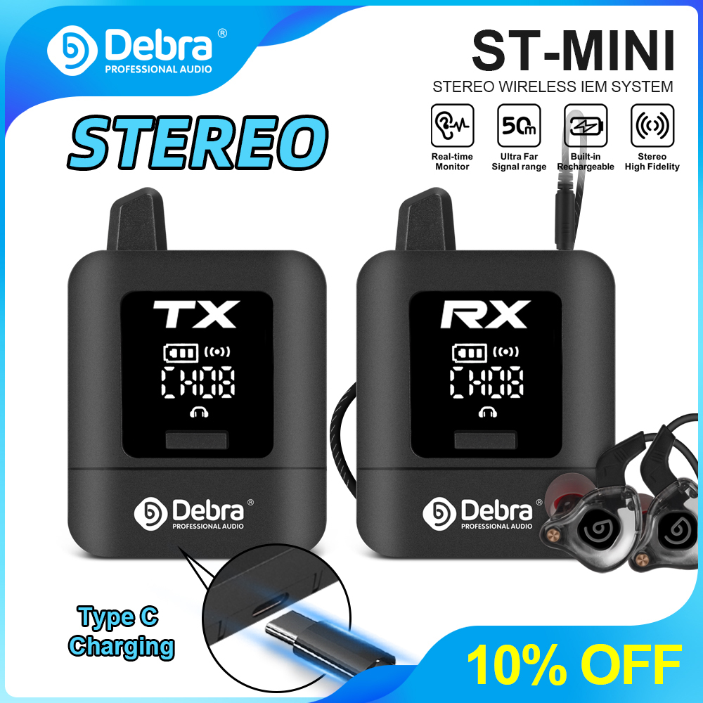 In Ear Monitor Iem - Debra New Stere Protable UHF IEM