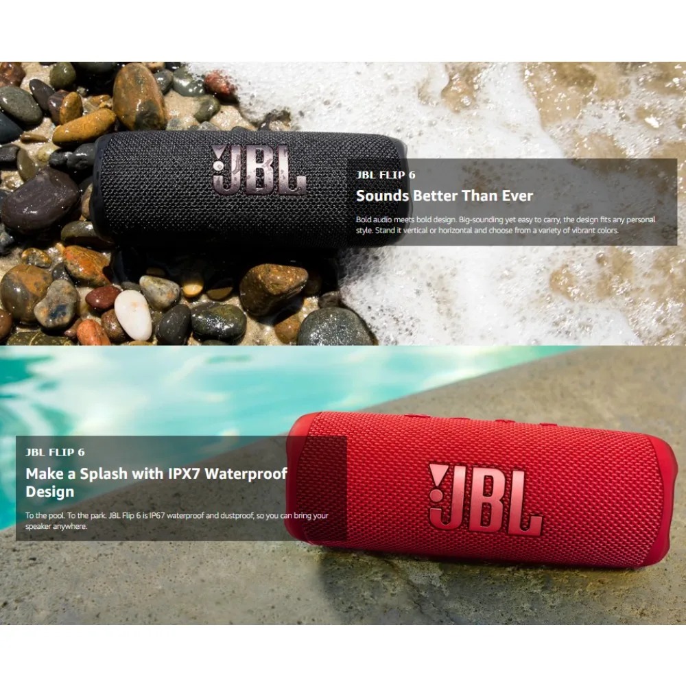 JBL FLIP6 Bluetooth Loudspeake - đánh giá và giá Jbl Speaker Flip 6