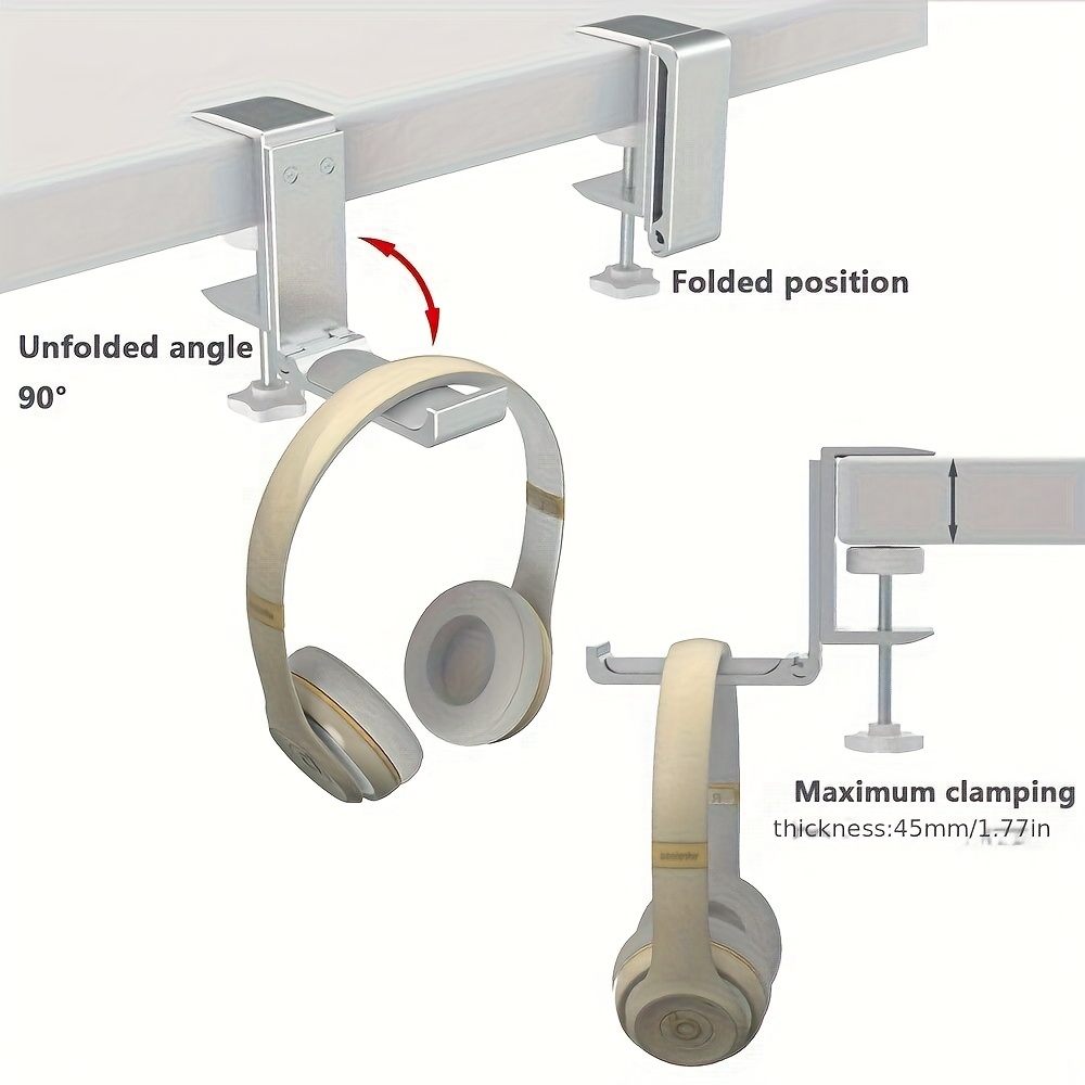 All‑Aluminum Foldable Under‑de - đánh giá và giá Headphone Stand Desk