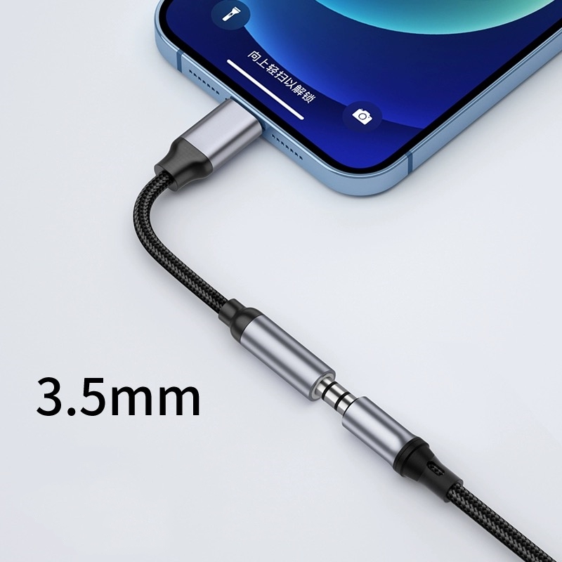 8 Pin to 3.5mm Jack AUX Cable  - đánh giá và giá Earphone Splitter Jack