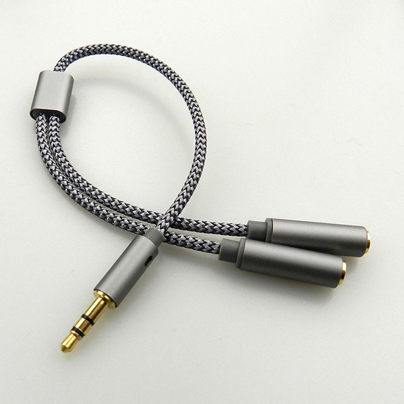 3.5mm Audio Splitter Y Jack 1  - đánh giá và giá Earphone Splitter Jack