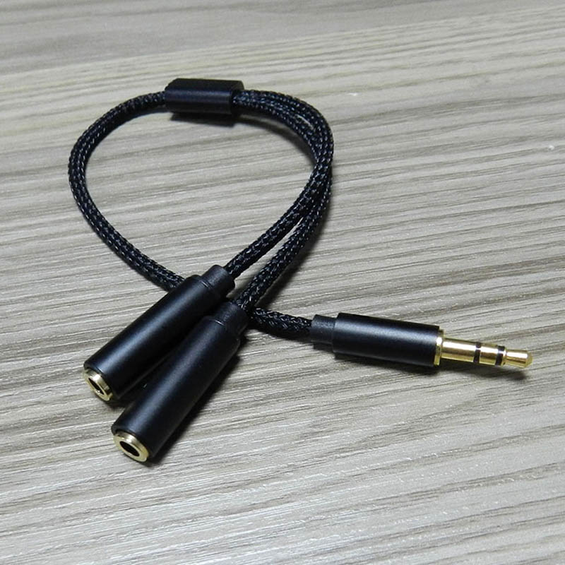 3.5mm Audio Splitter Y Jack 1  - đánh giá và giá Earphone Splitter Jack
