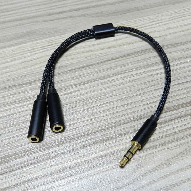 3.5mm Audio Splitter Y Jack 1  - đánh giá và giá Earphone Splitter Jack