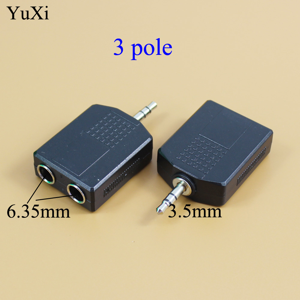 3.5mm/6.35 Female To 2 RCA Mal - đánh giá và giá Earphone Splitter Jack