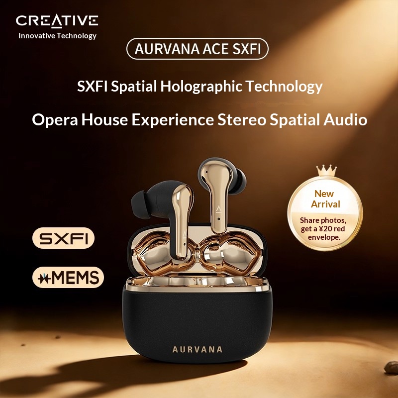 New Creative ACE SXFI TWS Earp - đánh giá và giá Noise Cancelling Headphone