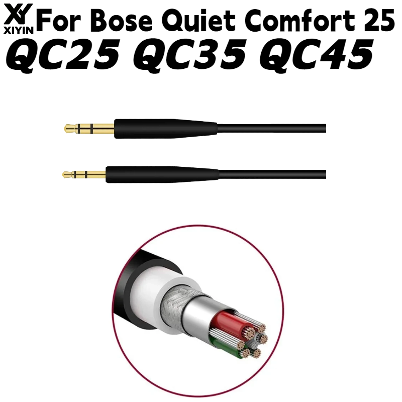 Plug and Play 2.5mm to 3.5mm J - đánh giá và giá Bose Headphone Qc45